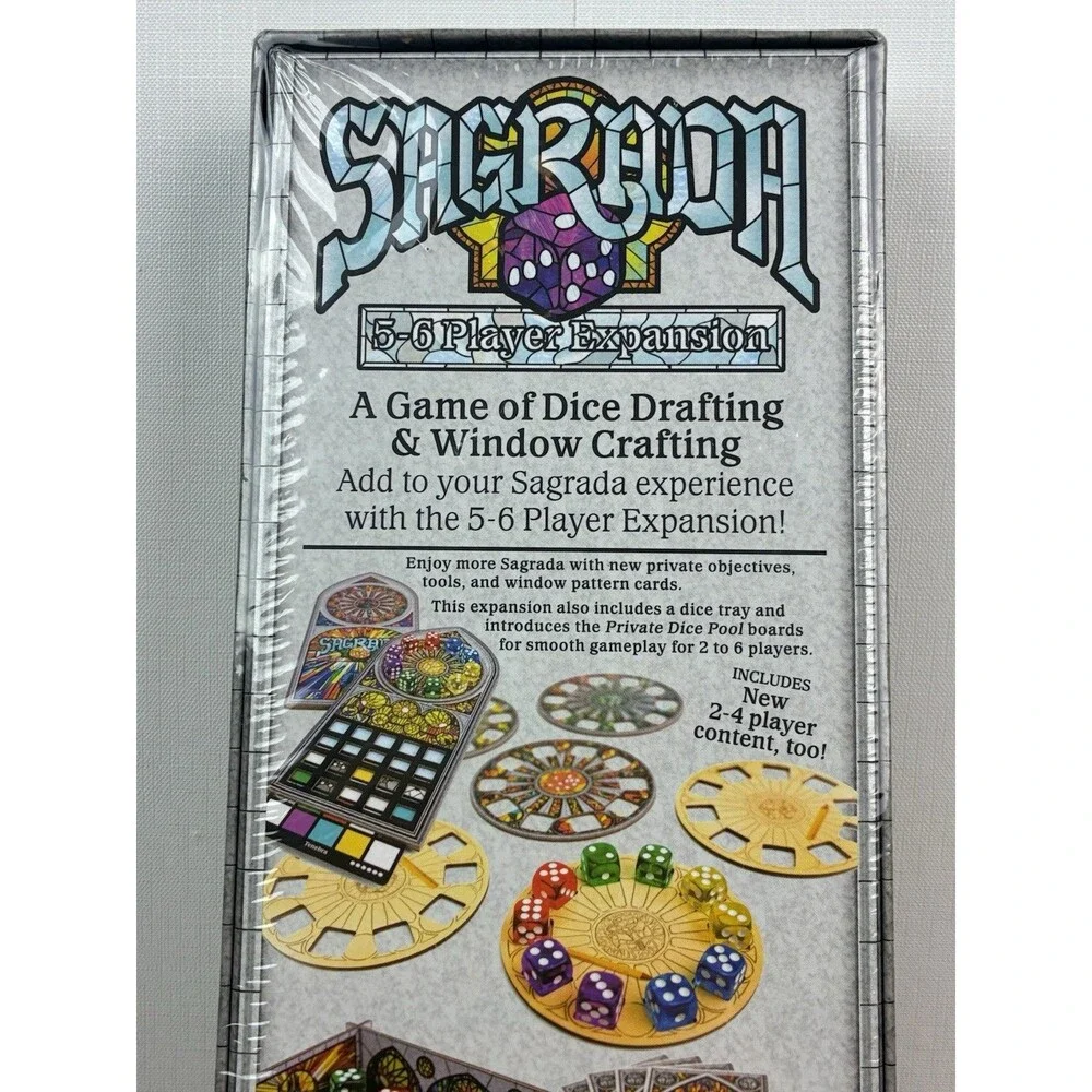 Sagrada 5-6 Player Expansion Set By Floodgate Games New Factory Sealed
